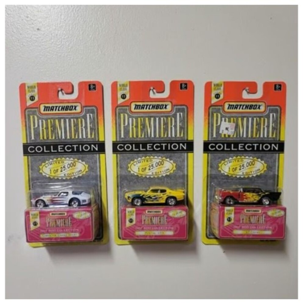 Matchbox Premiere 57 Chevy /Corvette Grand Sport /Pontiac GTO